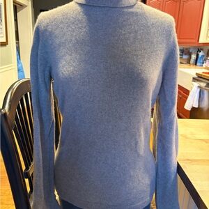 Garnet Hill Soft Brown/ Camel Turtleneck Sweater